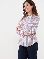 Collared Button Front Shirt