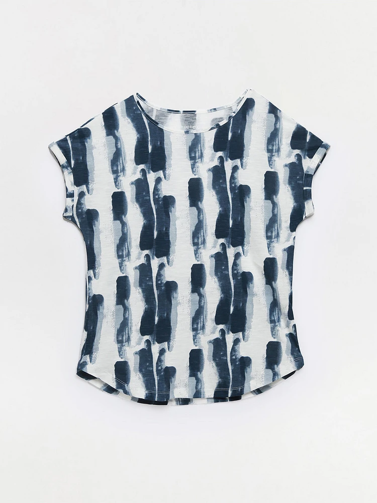 Short Sleeve Boatneck T-Shirt
