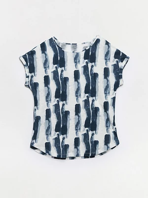 Short Sleeve Boatneck T-Shirt