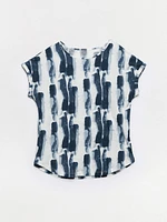 Short Sleeve Boatneck T-Shirt