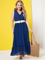 Petite Gauze Maxi Dress