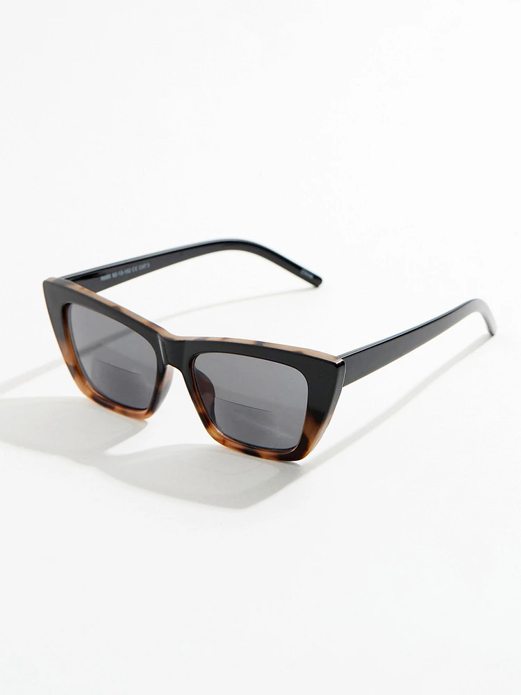 Cat-Eye Bifocal Reader Sunglasses