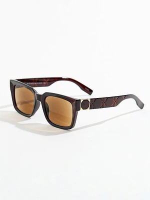 Rectangle Frame Reader Sunglasses