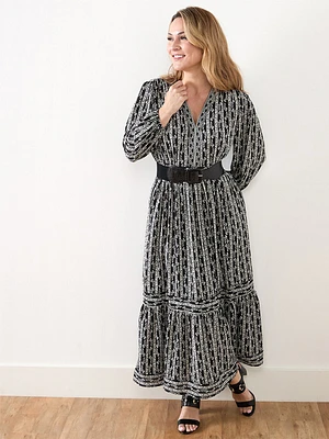 Petite Maxi Peasant Dress
