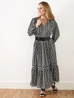 Petite Maxi Peasant Dress