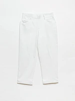 Emily Slim Microtwill Capri