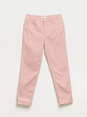 Dusty Pink Lilly Ankle Jeans