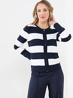 Zip Front Cardigan Sweater