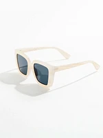 Pear White Square Frame Sunglasses