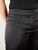 Morgan Black Satin Trouser