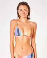 Heat Wave Fixed Tri Bikini Top