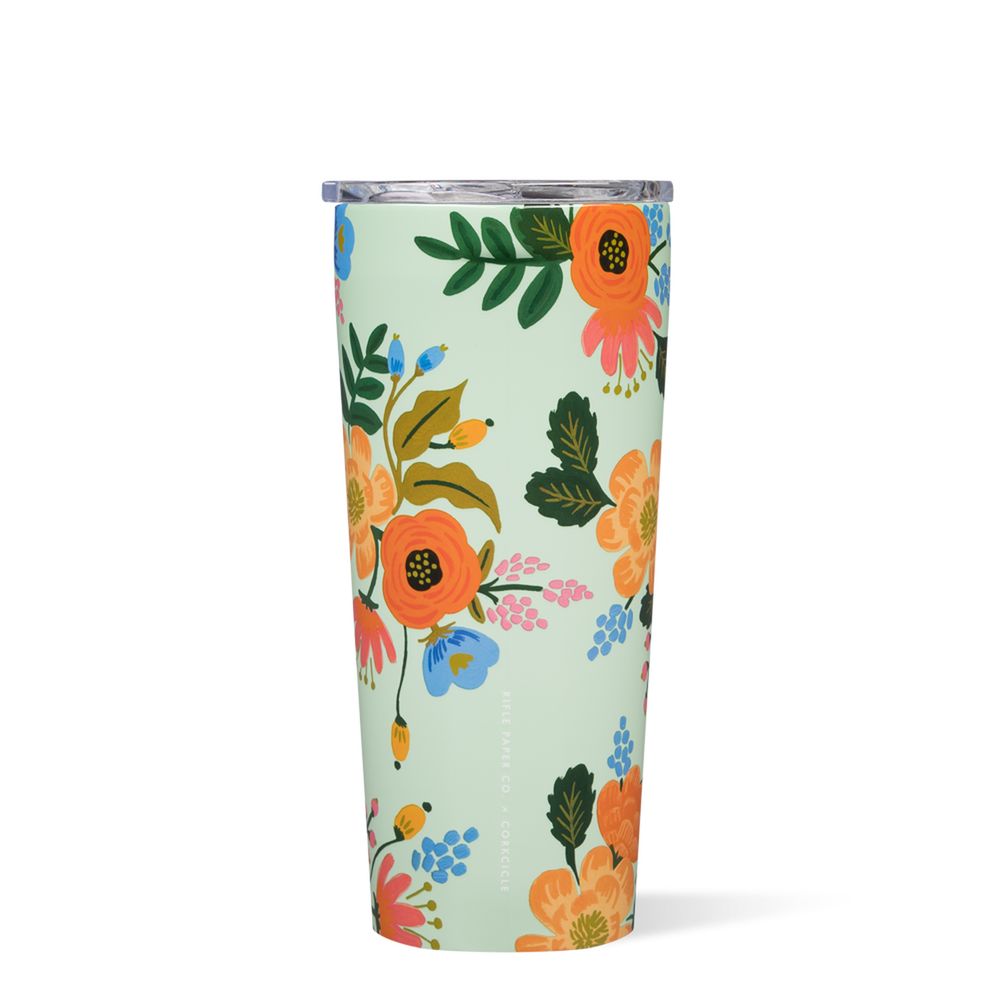 24 Tumbler Mint Lively Floral