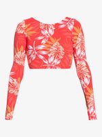 Seaside Tropics Cropped L/S