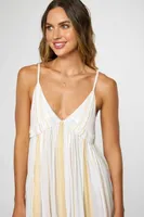 Saltwater Stripe Tank Cover-up