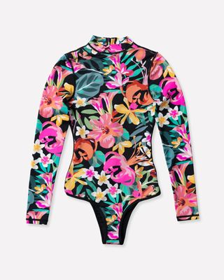 Floral Pop Retro Surf Suit