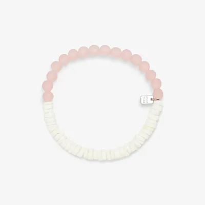 Puka Shell & Frosted Bead