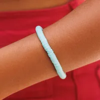 Pastel Disc Stretch Bracelet