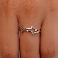 Shark Silhouette Ring