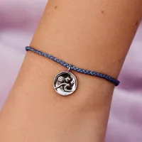 Crystal Wave Coin Bracelet