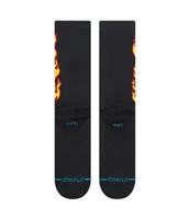 Flammed Crew Socks