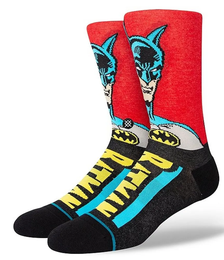 Batman Comic Crew Socks