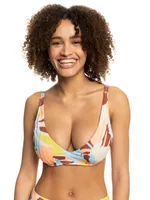 Floraldelic Printed Bikini Top