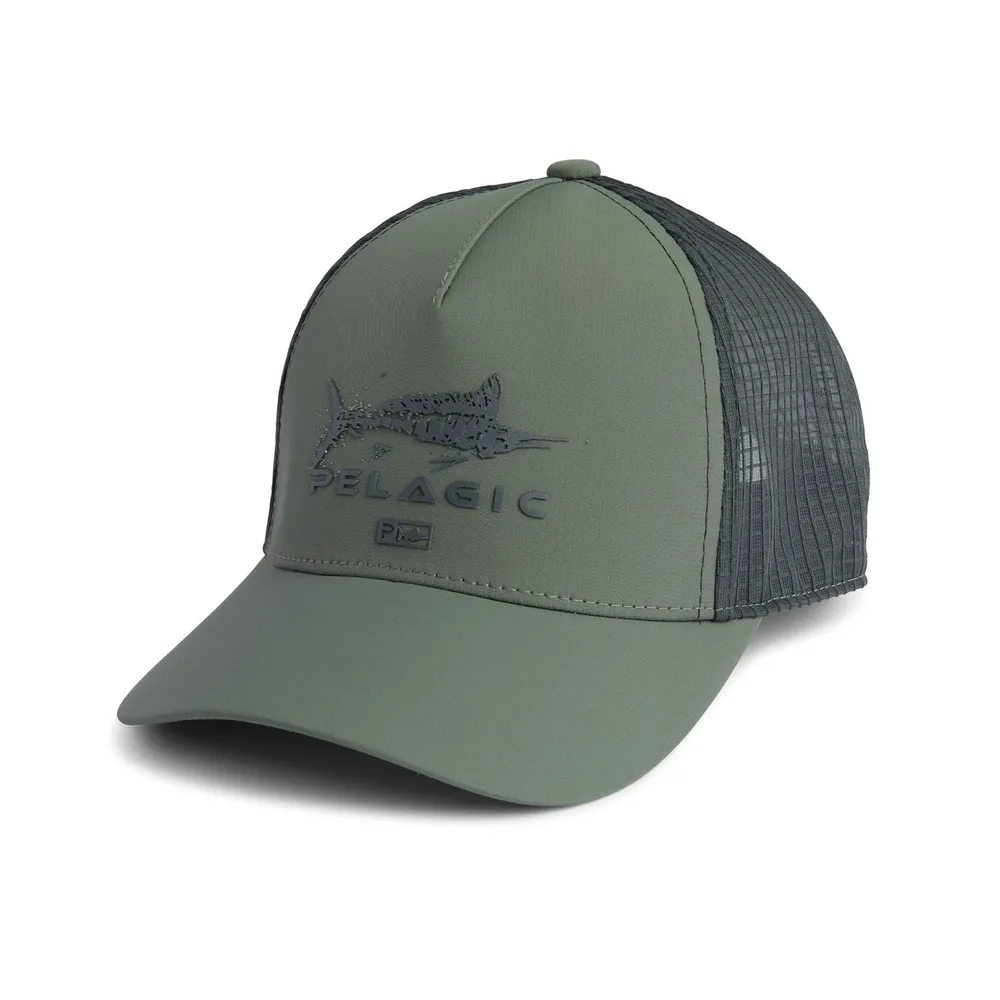 Offshore Icon Gyotaku Trucker Hat