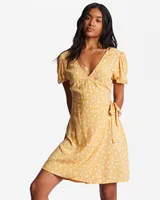 Hot Tropics Mini Wrap Dress