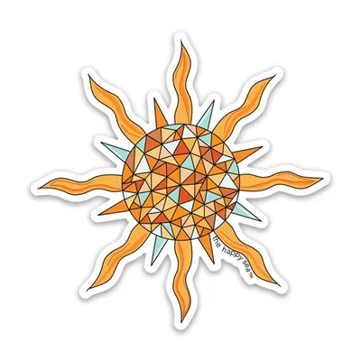 3" Sunshine Vinyl Sticker 2