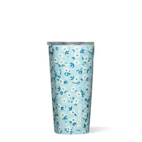 16oz Tumbler Ditsy Floral Blue