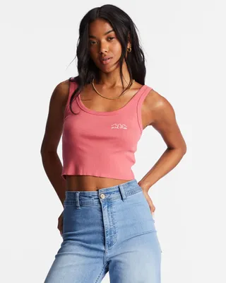 Keep Shining Cropped Tank Top