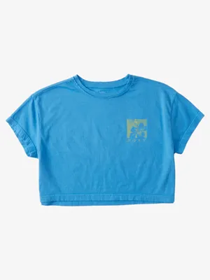 Girl's 4-16 Hibiscus Block Tee