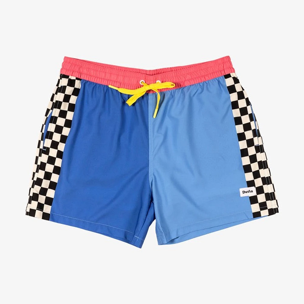 Beachside Checker Swim Short