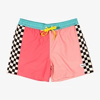 Beachside Checker Swim Short