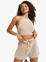 Daydreamer Cropped Knit Halter