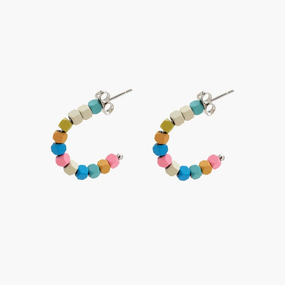 Bahama Bead Hoop Earrings