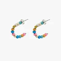 Bahama Bead Hoop Earrings