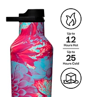 32oz Canteen Dopamine Floral