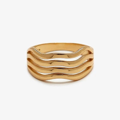 Wavy Ring - Gold