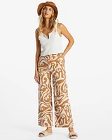 Free Fall Print Wide Leg