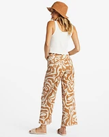 Free Fall Print Wide Leg