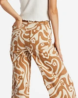 Free Fall Print Wide Leg