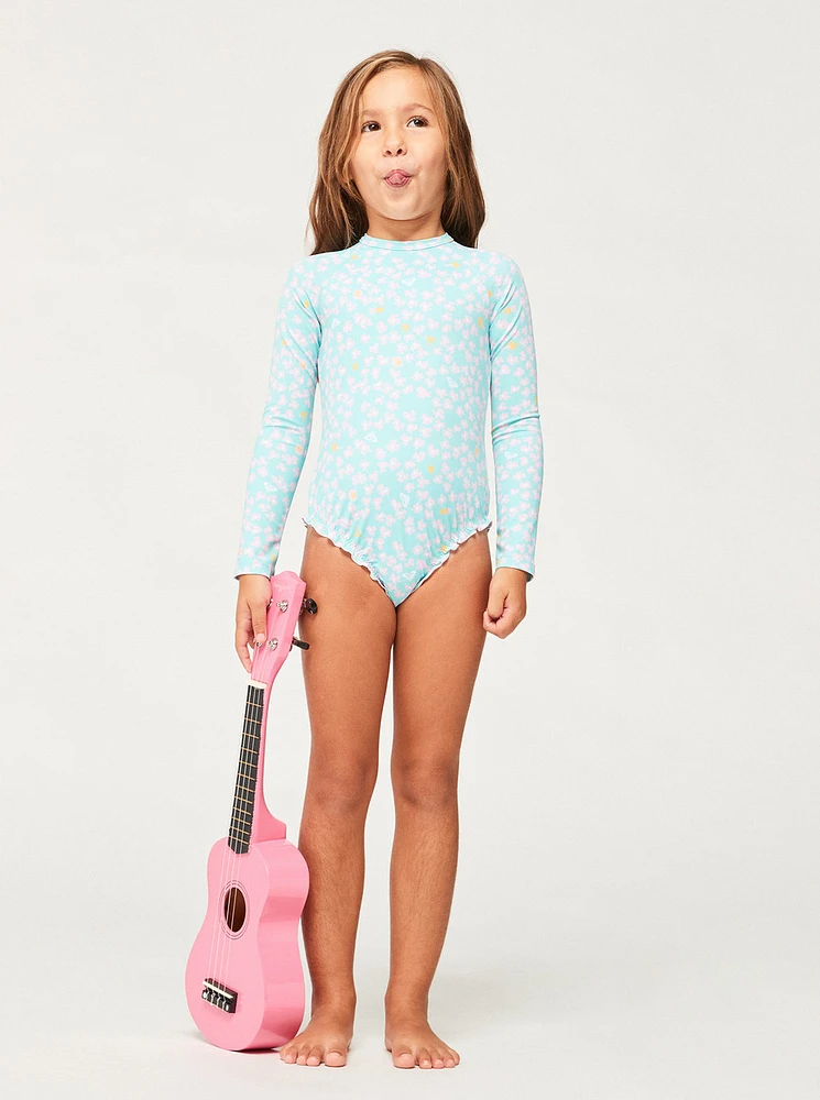 2-7 Teenie Ditsy Onesie Surf