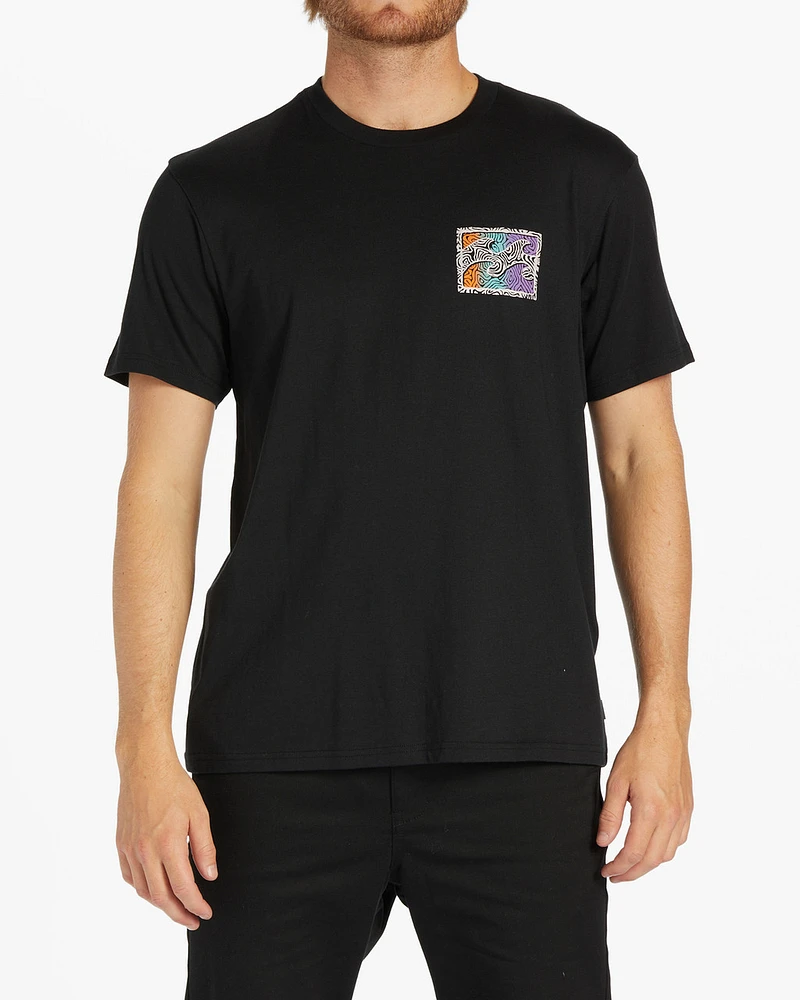 Crayon Wave Short Sleeve T-Shi