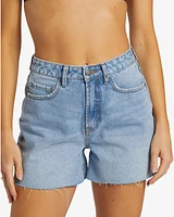 Riley Cut-Off Denim Shorts