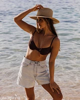 Riley Cut-Off Denim Shorts