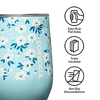 12oz Stemless Distsy Flower