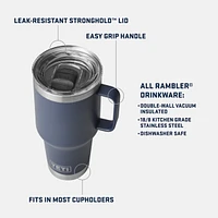 Rambler 30oz. Travel Mug- Char
