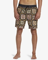 Tiki Reef Layback 17" Shorts