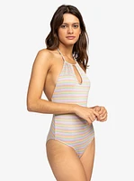 Wavy Stripe One-Piece Swimsuit